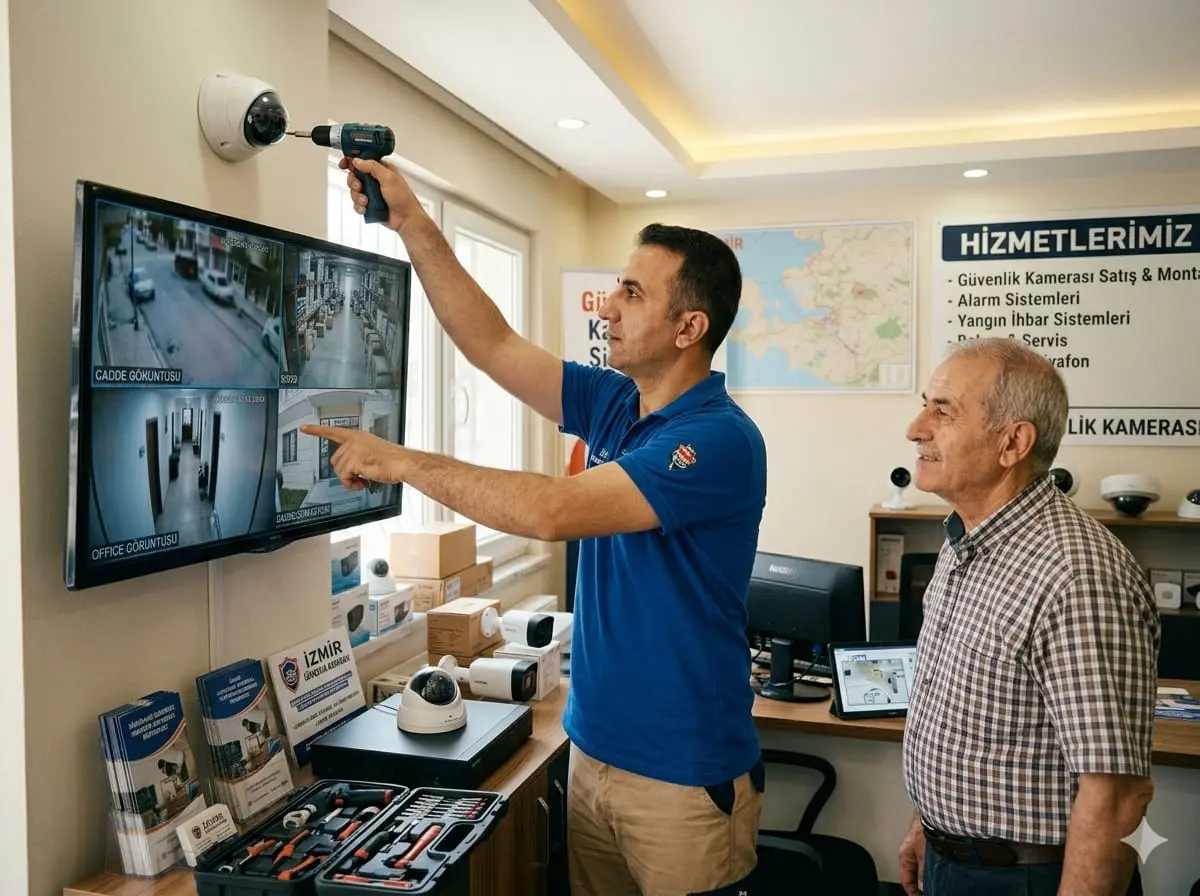 İzmir Profesyonel Güvenlik Kamerası Kurulumu ve Montajı